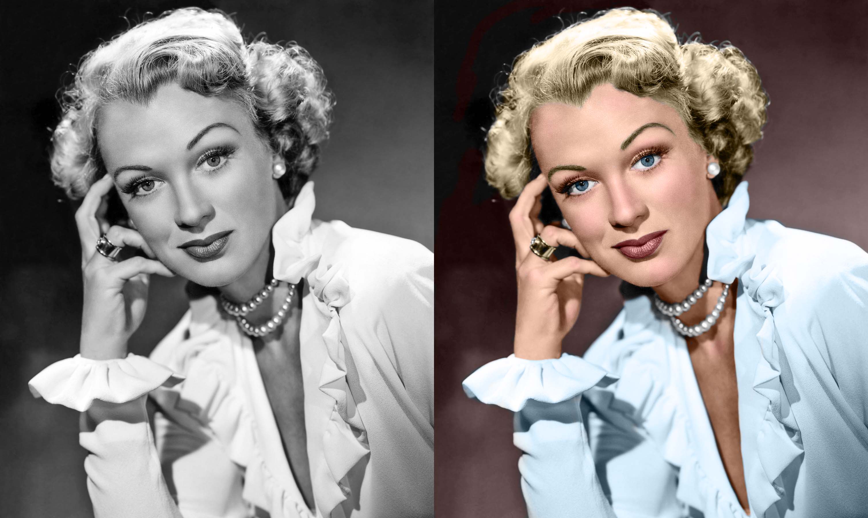 Actress Eve Arden r/Colorization